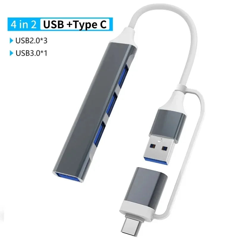 Hub USB 3.0 8 Ports 5Gbps avec USB-C - Station d'accueil