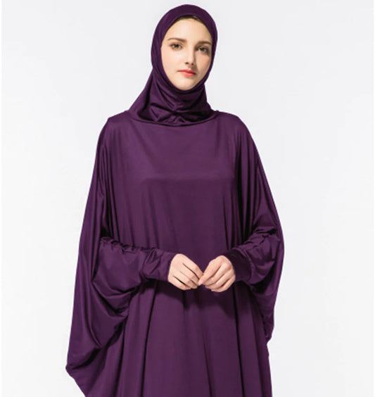 Robe à Manches Chauve-Souris pour Femmes Musulmanes Arabes