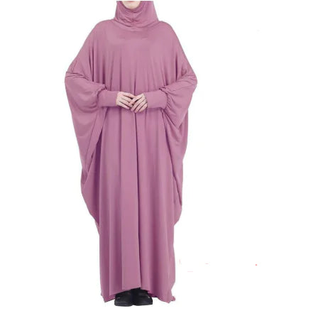 Robe à Manches Chauve-Souris pour Femmes Musulmanes Arabes