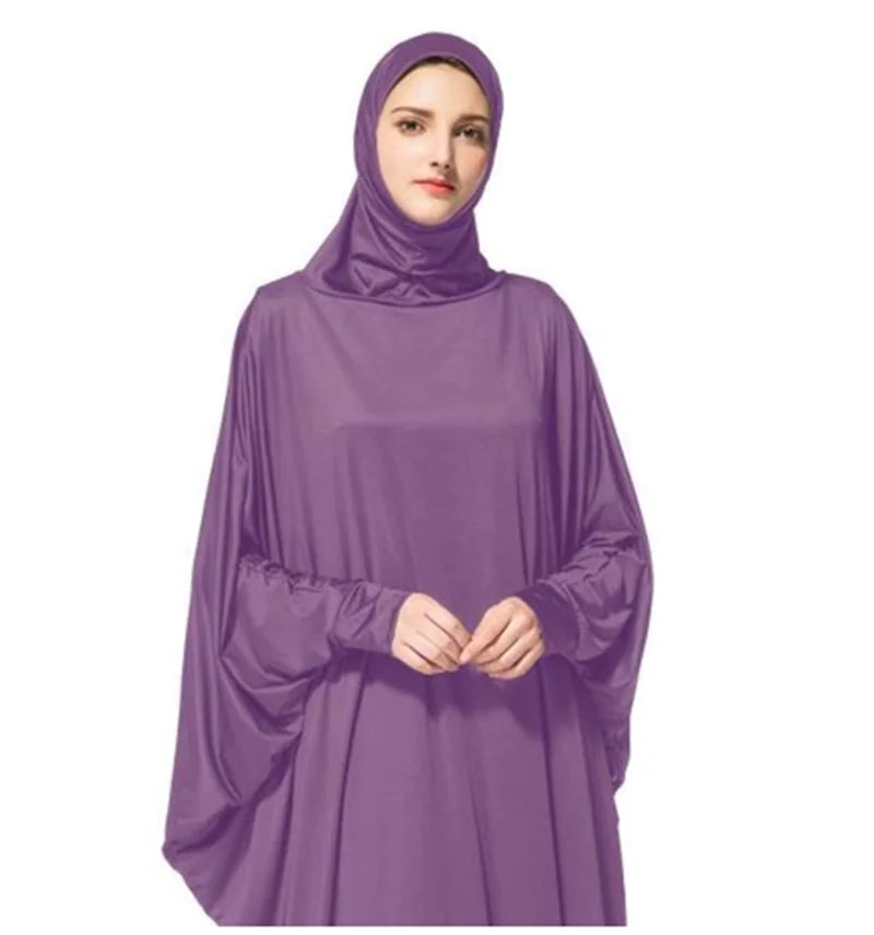 Robe à Manches Chauve-Souris pour Femmes Musulmanes Arabes