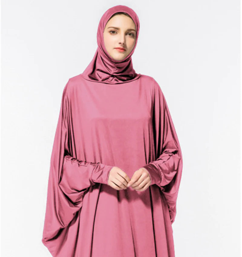 Robe à Manches Chauve-Souris pour Femmes Musulmanes Arabes