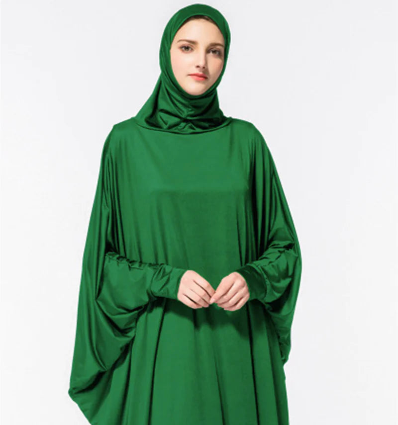 Robe à Manches Chauve-Souris pour Femmes Musulmanes Arabes