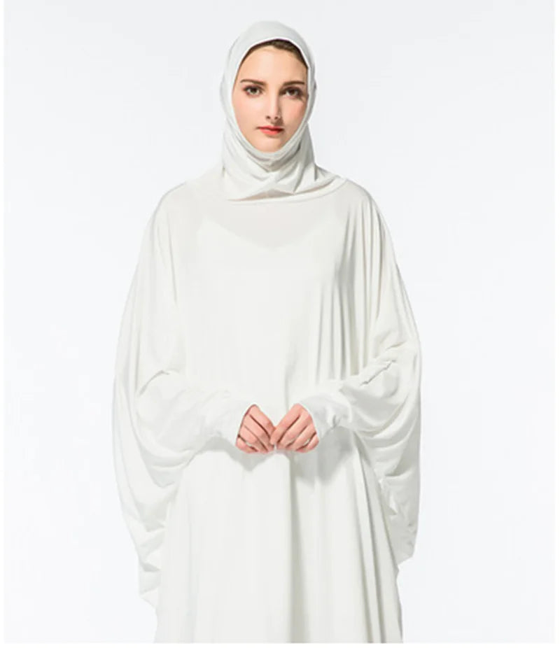 Robe à Manches Chauve-Souris pour Femmes Musulmanes Arabes